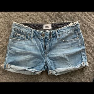 Paige denim shorts - size 28